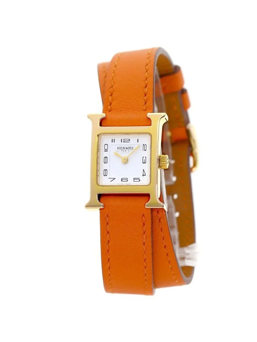 Hermes Watch Mini Double Tour Leather
